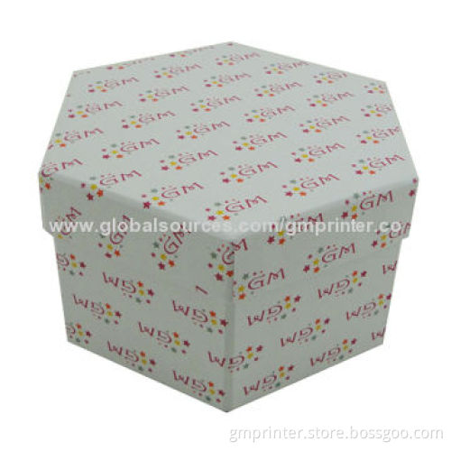 Custom Printing and Packaging Design Service, Made of Paper Material, 115*115*70mm Size